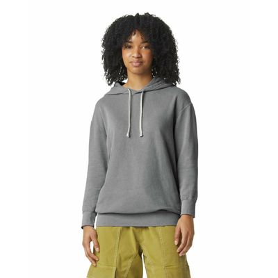 Comfort Colors Adult Lightweight Cotton Hoodie Sweatshirt, Style G1467, Grey, X-Large