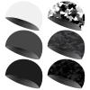 Boao 6 Pieces Cooling Skull Caps Helmet Hard Hat Liner Sweat Wicking Running Beanie Cycling for Men Women(Large,Retro Color)