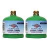 Flame King FK-0.5LB-2 (1/2LB) Refillable Empty Propane Cylinder Tank for Small Propane Lamps, Lanterns and Camp Stoves (2-pack) view 1