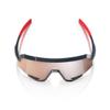 100% Slendale Sunglasses - Gloss Carbon Fiber; HiPER Crimson-Silver view 4