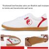 Crysterris Kungfu Canvas Tai chi Shoes,Taekwondo Martial Walking Arts Shoes Shoes,Non Slip Taichi Shoes for Men, UnisexTai Chi Kung Fu Training Sneaker Shoes(Size:38EU,Color:White) view 4