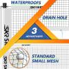 SKEERY Professional Badminton Set with Winch System,Portable Badminton Net Includes Carbon Aluminum Badminton Rackets Set of 4,3 Shuttlecocks and Bag,Badminton Sets for Backyards,Beach (White) view 4