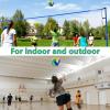 ELKCIP 6 Pack Volleyballs Official Size 5, Soft Bulk Recreational Volley Balls with Pump and Net Bag for Indoor Outdoor Beach Pool Water Sand Game Training Match for Beginner, Green view 4