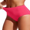 CRZ YOGA Womens High Waisted Bikini Bottom Tummy Control Bathing Suit Swimsuit Full Coverage Swim Briefs Magenta Small view 4