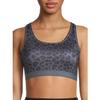 Avia Activewear Women's Sports Bra (Black Leopard - Small) view 1