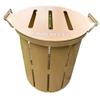 Crab Bully Bushel Basket (Brown) view 1