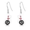 Bowling Earrings Sterling Silver Sports Earrings Bowling Ball Jewelry Gifts for Women view 1