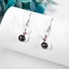 Bowling Earrings Sterling Silver Sports Earrings Bowling Ball Jewelry Gifts for Women view 2