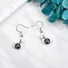 Bowling Earrings Sterling Silver Sports Earrings Bowling Ball Jewelry Gifts for Women view 3