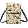 XULLZH Hairy Ferret Print Fashion Small Crossbody Bags Cell Phone Purse With Credit Card Slots Women Wallet view 1