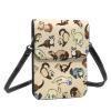 XULLZH Hairy Ferret Print Fashion Small Crossbody Bags Cell Phone Purse With Credit Card Slots Women Wallet view 4