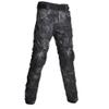 TOMITANY Mens Military Tactical Pants Slim Fit Cargo Camo Pant Waterproof Airsoft Combat Pants with Knee Pads Black Python L view 1