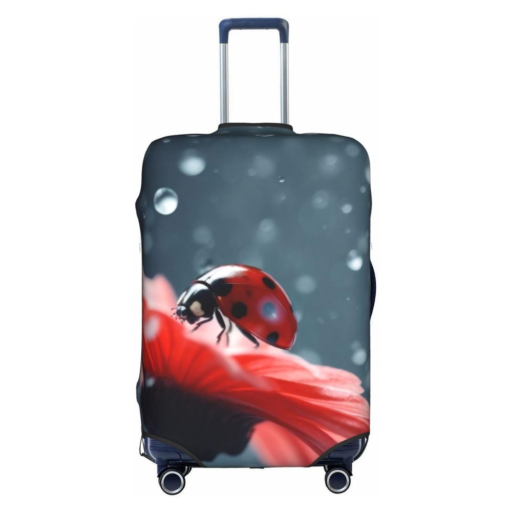 ZLYYXY Suitcase Cover Cute Ladybug On Daisy Flowertravel Luggage Cover Suitcase Protector Covers With Zip Washable For18in-32in Luggage, Large, 11437