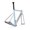 ICAN Graro Carbon Gravel Bike Frameset UCI and UDH Rear Hanger Bottom Bracket T47 49/52/54/56/58cm (Celeste, 58cm) view 4