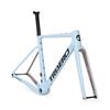 ICAN Graro Carbon Gravel Bike Frameset UCI and UDH Rear Hanger Bottom Bracket T47 49/52/54/56/58cm (Celeste, 49cm) view 3