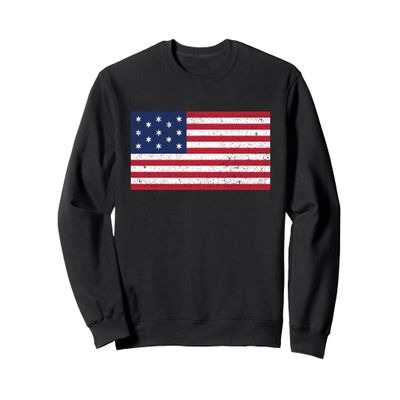 Francis Hopkinson Flag Patriotic American 13 Colonies Sweatshirt