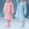 Boy Rain Coat Toddler Raincoat Girls Rain Poncho Lightweight Waterproo Kids Youth Rain Jacket with (Pink, 4-5 Years) view 4
