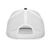 RIVEMUG I Like Dogs Flat Bill Trucker Hat High Crown Adjustable Cap Gift for Dog Lovers Navy/White view 3