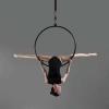 Lyra Hoop Aerial Yoga Ring Women Men Gymnastics Circus Aerial Equipment, Home Hanging Yoga Hoop with Accessories, Aerial Stretching Swing Flexibility Tensile Trainer for Pilates Rehab ( Size : Dia 85c view 2