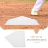 HANABASS Baseball Training Board Home Plate Mat Softball Practice Equipment Durable TPE Material for Boys and Girls Adults view 3
