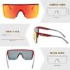 FEISEDY Sunglasses Mens Polarized Women Oversized Flat Top Square Cycling Fishing Golf Hiking Vintage Sun Glasses B2367 view 4