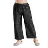 Agoky Kids Girls Sparkly Sequins Dance Pants Wide Leg Bell Bottoms Flared Trousers Hip Hop Jazz Disco Performance Costume Black D 6 Years view 3