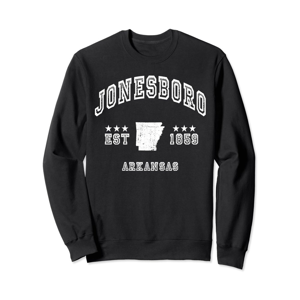 Retro Jonesboro Arkansas AR Souvenir Sport Athletic Sweatshirt