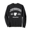 Retro Jonesboro Arkansas AR Souvenir Sport Athletic Sweatshirt view 1
