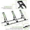 RELIANCER 3 Adjustable Bike Storage Stand,Bicycle Floor Parking Rack,Steady Bike Wheel Holder Fit All Mountain & Road Bikes,Indoor Outdoor Cycling Storage Organizer,Apartment Garage Cycle Tires Holder view 2