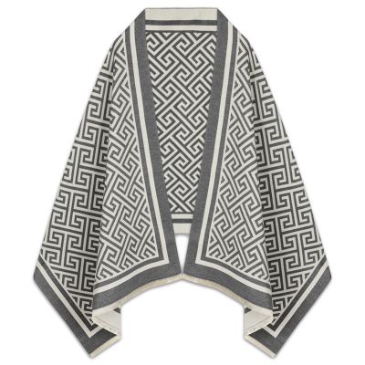 EXTREE Scarfs for Women Pashmina Silky Shawl Wrap for Evening Dressing Blanket Open Front Poncho Cape, Petite