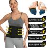 Vuirrm Waist Trainer for Women Belly Fat, Sauna Sweat Waist Trimmer Belt, Womens' Tummy Control Slimming Belt,S/M,Blue, Small-Medium view 2