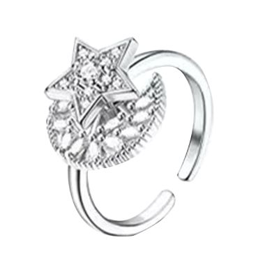 BTAKANPP Costume Jewelry for Teen Girls Anxiety Relieving Pressure Relieving Silver Plated Zircon Popular Good (C, 4cmX1cmX6cm)