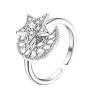 BTAKANPP Costume Jewelry for Teen Girls Anxiety Relieving Pressure Relieving Silver Plated Zircon Popular Good (C, 4cmX1cmX6cm) view 1
