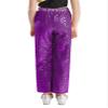 Agoky Kids Girls Sparkly Sequins Dance Pants Wide Leg Bell Bottoms Flared Trousers Hip Hop Jazz Disco Performance Costume Purple D 16 Years view 4