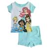 Disney Toddler/Little/Big Girls' Princess Pajama Set 4-Piece Cotton Sleepwear, Multi Princess, 2T view 2