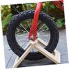 Homoyoyo Portable Wooden Scooter Stand for Boy Girl Detachable Balanced Bike Holder for Easy Storage and Use Home Garage Office DIY view 4