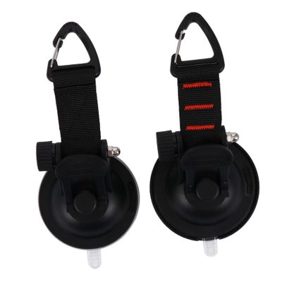 BESPORTBLE 2pcs Heavy Duty Suction Cup Hooks Multifunctional Sucker Hooks for Car Wall Kitchen Bathroom