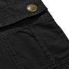 Cargo Pants for Men Elastic Waist Casual Pants Multi Pockets Classic Straight Trouser Outdoor Hiking Cotton Trousers view 2