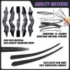 HANDBAIGE Archery Hunting Longbow and Arrows Kits 60'' Takedown Wooden Longbow with Bamboo Core Limbs for Shooting Practice Left Hand (55lbs) view 3