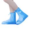 AOKID Rain Shoe Covers,Waterproof Shoe Covers,Non-Slip Water Resistant Shoe Covers,PVC Rubber Sole Reusable Rain Snow Boots Overshoes for Cycling Outdoor Camping Fishing Garden Travel White L view 2
