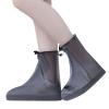 AOKID Rain Shoe Covers,Waterproof Shoe Covers,Non-Slip Water Resistant Shoe Covers,PVC Rubber Sole Reusable Rain Snow Boots Overshoes for Cycling Outdoor Camping Fishing Garden Travel White L view 3