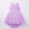 ABEWIP Baby Girls' Sleeveless Tulle Dress 3D Butterfly Special Occasion Dresses Pageant Princess Party Ball Gowns Purple 12-18M view 4