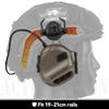 ACTIONUNION Tactical Headset for Airsoft Fast Helmet No Noise Reduction (Tan) view 2