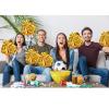 6 Pcs Gold Pom Poms Cheerleading Metal Foil Gold Cheerleading Pom Poms with Plastic Handles Gold Pom Poms for Cheering in Sports Meet Competition Fields and Other Festive Occasions, 30 Grams view 3