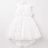 ABEWIP Baby Girls' Sleeveless Tulle Dress 3D Butterfly Special Occasion Dresses Pageant Princess Party Ball Gowns White 2-3y view 4