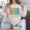Personalized Nonnie Sweatshirt with Kids Name  Custom Grandma Crewneck Pullover, Cute Nonnie Gifts for Grandma Mothers Day, Birthday, Christmas, Cozy Family Outfits Shirt Sweatshirt Hoodie S-4XL view 4