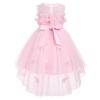 ABEWIP Baby Girls' Sleeveless Tulle Dress 3D Butterfly Special Occasion Dresses Pageant Princess Party Ball Gowns Pink 5-6Y view 3