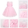 ABEWIP Baby Girls' Sleeveless Tulle Dress 3D Butterfly Special Occasion Dresses Pageant Princess Party Ball Gowns Pink 5-6Y view 4