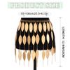 BODIY Women Gold Belly Dance Skirt Fringe Waist Chain Leaves Belly Chains Beach Bikini Waist Accessory view 3