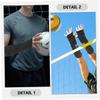 BRIGHTFUFU 1pair Volleyball Arm Sleeves for Women Lightweight Sports Compression Sleeve for and Comfort Breathable Elastic for Volleyball Basketball and Training Activities Black s view 3